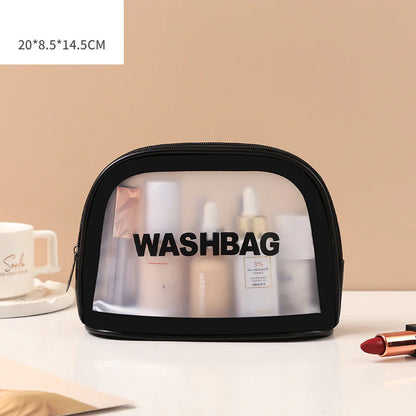 Clear Cosmetic and Toiletry Bag Trio