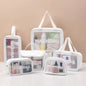 Clear Cosmetic and Toiletry Bag Trio