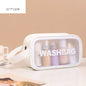 Clear Cosmetic and Toiletry Bag Trio